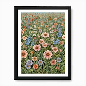 Flower Field no2 Art Print