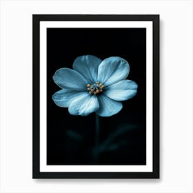 Blue Flower 3 Art Print