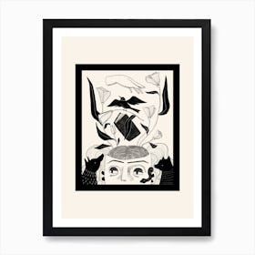 Witchs Familiars Art Print