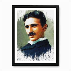 Nikola Tesla Art Print