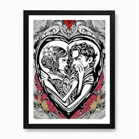 Love Heart Art Print