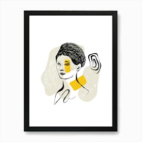 Portrait Of A Woman 2 Art Print