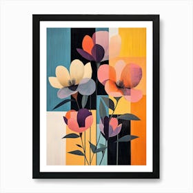 Abstract Flowers 9 Art Print