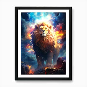 Lion Of The Sky Art Print