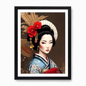 Geisha 43 Art Print