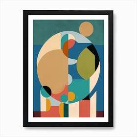 Abstract Geometric Shapes 2 Art Print