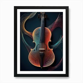 Abstract Violin Art Print