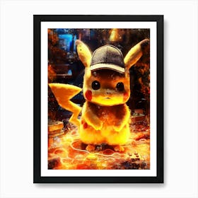Pokemon Pikachu 1 Art Print