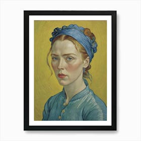 Portrait Of A Young Woman 8 Art Print