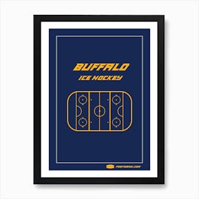 Buffalo Ice Hockey Art Print