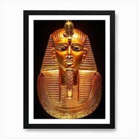 Pharaoh Mask Art Print