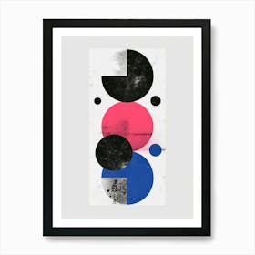 Abstract Circles 68 Art Print