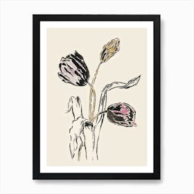 Tulip Flower Art Print