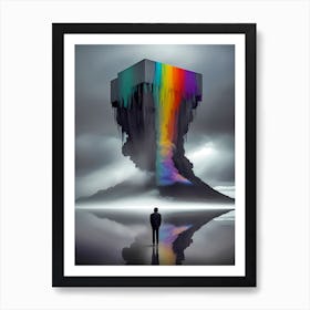 Rainbow Tower 1 Art Print