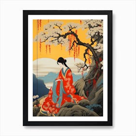 Miyako Jima, Japan Vintage Travel Art 4 Art Print