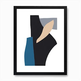 Paper Cut Abstraction 1 Art Print