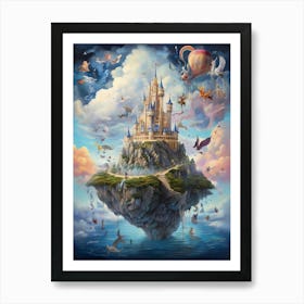 Disney Castle 1 Art Print