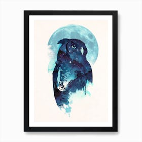 Midnight Owl Art Print