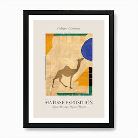 Camel 1 Matisse Inspired Exposition Animals Poster Art Print