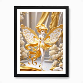 Golden Fairy 3 Art Print