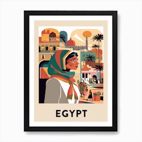 Egypt Vintage Travel Poster Art Print
