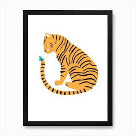 Tiger Friendship Art Print