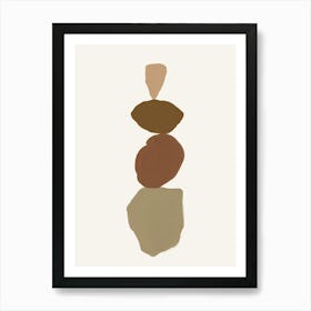 Balancing Stones Art Print