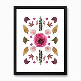 Floral Collage 1 Art Print