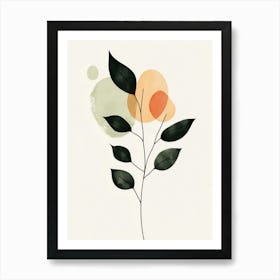 Abstract Leaves 8 Art Print