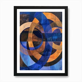 'Circles' 6 Art Print