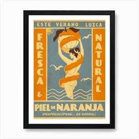 Piel de Naranja Poster