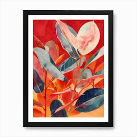 Tropical Leaves 141 Art Print