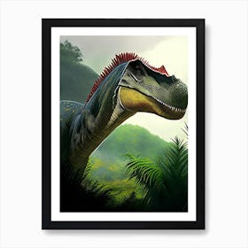 Panoplosaurus 1 Illustration Dinosaur Art Print