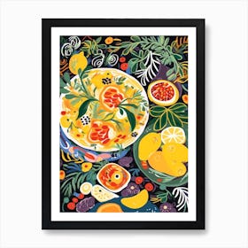 Summer Food Mediterranean Art Print