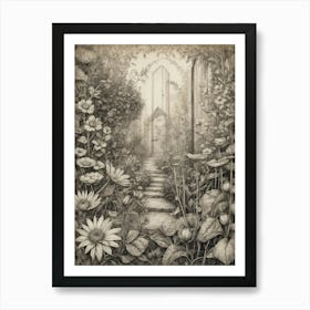 Garden Path Art Print