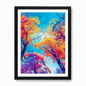 Autumn Trees 30 Art Print