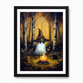 Ghost In The Woods 15 Art Print