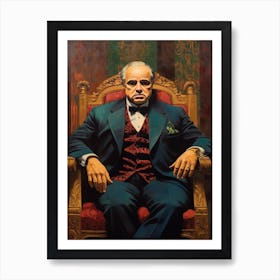 Gangster Art Don Vito Corleone The Godfather 2 Art Print