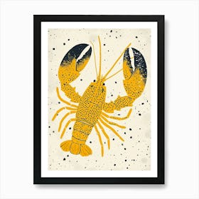 Yellow Lobster 1 Art Print