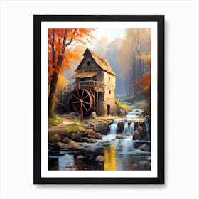 French Mill Art Print