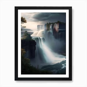 Niagara Falls Of The South, United States Realistic Photograph (3) Art Print