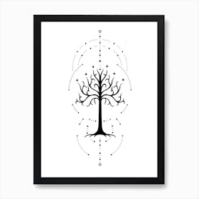 Tree Of Gondor Art Print