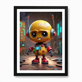 Robot Art Print