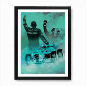 Lewis Hamilton 3 Art Print