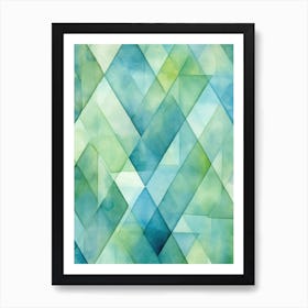 Abstract Watercolor 1 Art Print