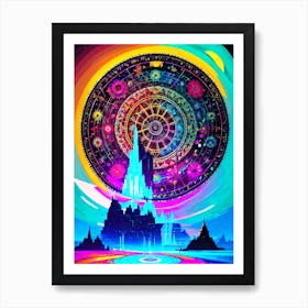 Psychedelic Art, Psychedelic Art, Psychedelic Art, Psychedelic Art, 1 Art Print