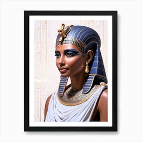 Cleopatra Portrait Artwork 1 Art Print