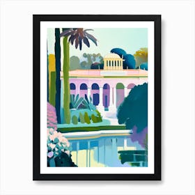 Huntington Library, Art Collections, And Botanical Gardens, Usa Abstract Still Life Art Print