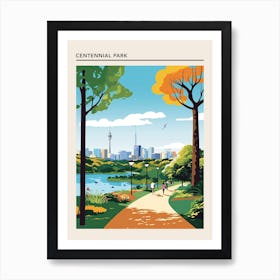 Centennial Park Sydney Art Print