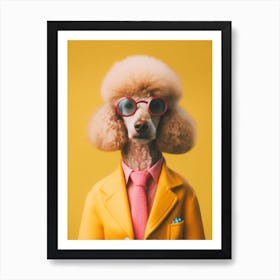 A Poodle Dog 7 Art Print